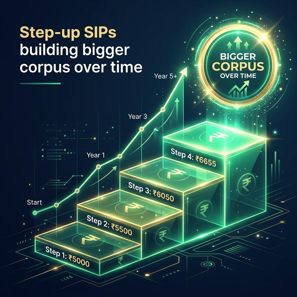How Step-up SIPs Build Bigger Corpus Over Time